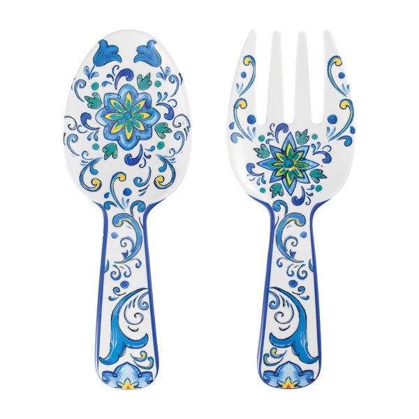 Canora Grey Davonne Melamine Salad Servers Wayfair